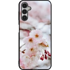 Coque Samsung Galaxy A14 5G - Silicone rigide noir Cherry tree 2026