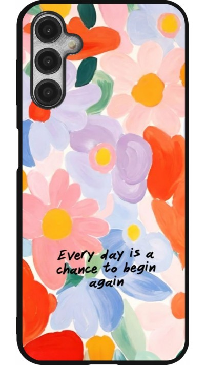 Coque Samsung Galaxy A14 5G - Silicone rigide noir Every day is a chance 2026