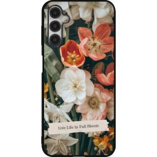 Coque Samsung Galaxy A14 5G - Silicone rigide noir Full Bloom 2026
