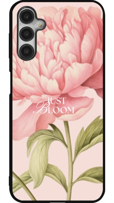 Coque Samsung Galaxy A14 5G - Silicone rigide noir Just Bloom 2026