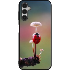 Coque Samsung Galaxy A14 5G - Silicone rigide noir Ladybird on a mushroom 2026