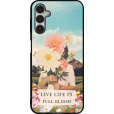 Coque Samsung Galaxy A14 5G - Silicone rigide noir Live life in full moon 2026