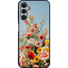 Coque Samsung Galaxy A14 5G - Silicone rigide noir Spring flowers 2026
