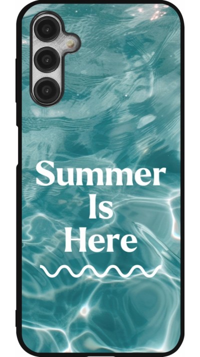 Coque Samsung Galaxy A14 5G - Silicone rigide noir Summer 2025 Summer is here