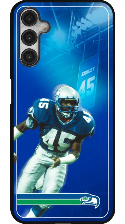 Coque Samsung Galaxy A14 5G - Silicone rigide noir Super Bowl 26 Seattle 1
