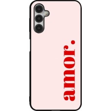 Coque Samsung Galaxy A14 5G - Silicone rigide noir Valentine 2024 amor