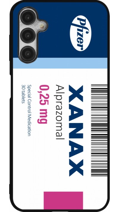 Coque Samsung Galaxy A14 5G - Silicone rigide noir Xanax Alprazolam 2025