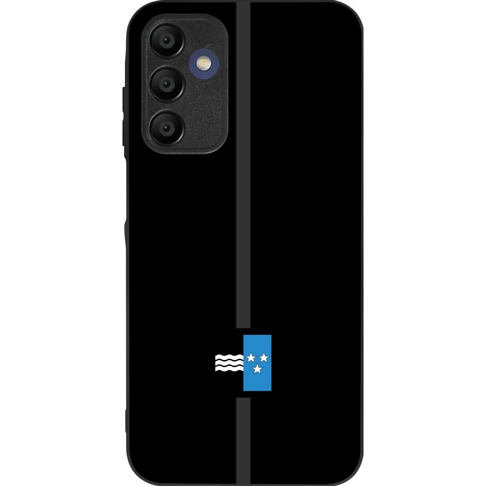 Coque Samsung Galaxy A15 - Silicone rigide noir Canton AG noir