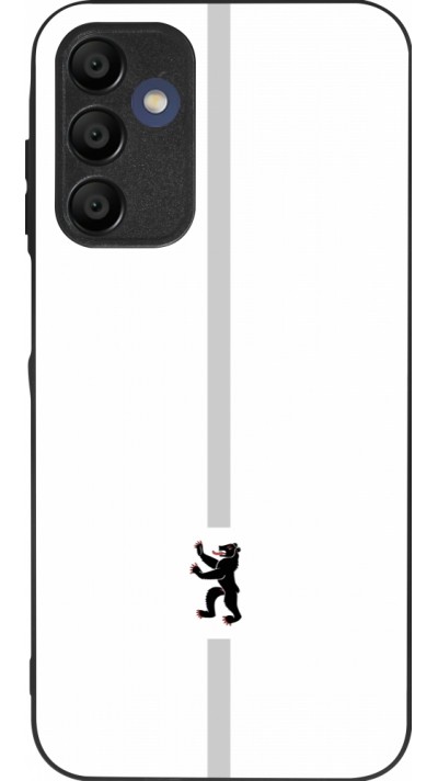 Coque Samsung Galaxy A15 - Silicone rigide noir Canton AI blanc