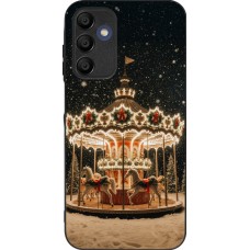 Coque Samsung Galaxy A15 - Silicone rigide noir Christmas 25 Carousel