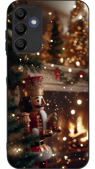Coque Samsung Galaxy A15 - Silicone rigide noir Christmas 25 Xmas Nutcracker