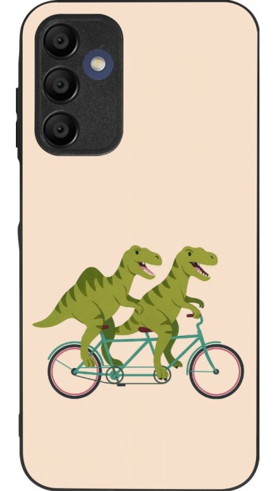 Coque Samsung Galaxy A15 - Silicone rigide noir Dinosaurs on bikes 2026