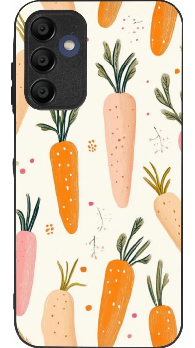 Coque Samsung Galaxy A15 - Silicone rigide noir Easter 2026 Illustration carrots