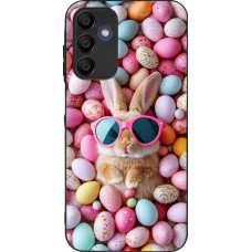 Coque Samsung Galaxy A15 - Silicone rigide noir Easter 2026 Rabbit fun