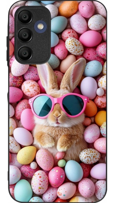 Coque Samsung Galaxy A15 - Silicone rigide noir Easter 2026 Rabbit fun