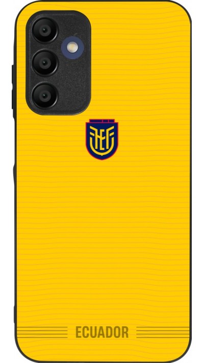Coque Samsung Galaxy A15 - Silicone rigide noir Maillot de football E?quateur 2026 personnalisable