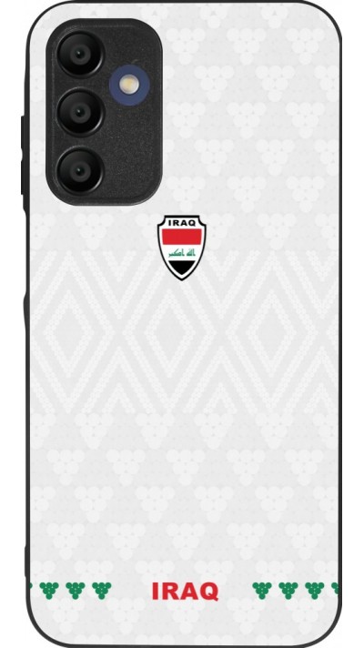 Coque Samsung Galaxy A15 - Silicone rigide noir Maillot de football Irak 2026 personnalisable