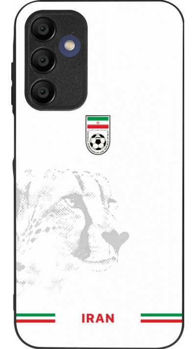 Coque Samsung Galaxy A15 - Silicone rigide noir Maillot de football Iran 2026 personnalisable