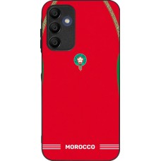Coque Samsung Galaxy A15 - Silicone rigide noir Maillot de football Maroc 2026 personnalisable