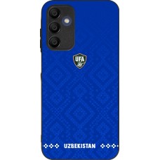 Coque Samsung Galaxy A15 - Silicone rigide noir Maillot de football Ouzbékistan 2026 personnalisable