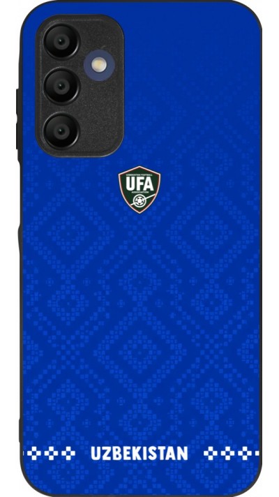 Coque Samsung Galaxy A15 - Silicone rigide noir Maillot de football Ouzbékistan 2026 personnalisable