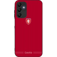 Coque Samsung Galaxy A15 - Silicone rigide noir Maillot de football Répuplique Tchèque 2026 personnalisable