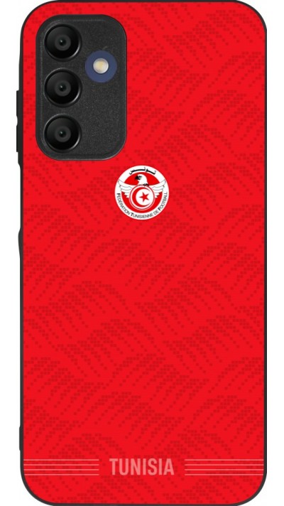Coque Samsung Galaxy A15 - Silicone rigide noir Maillot de football Tunisie 2026 personnalisable