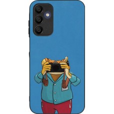 Coque Samsung Galaxy A15 - Silicone rigide noir Frog with camera DTMF