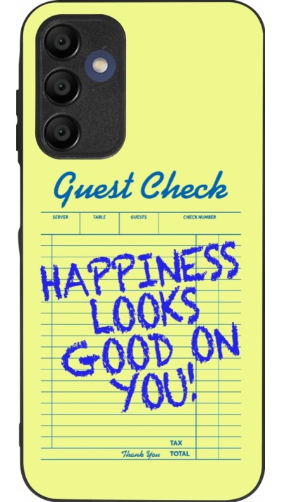 Coque Samsung Galaxy A15 - Silicone rigide noir Guest check 2026