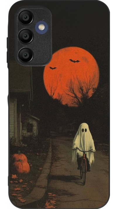 Coque Samsung Galaxy A15 - Silicone rigide noir Halloween 2025 Ghost on a bicycle Coque Samsung Galaxy A15 - Silicone rigide noir Halloween 2025 Ghost on a bicycle