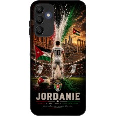 Coque Samsung Galaxy A15 - Silicone rigide noir Football Jordanie splash 2026