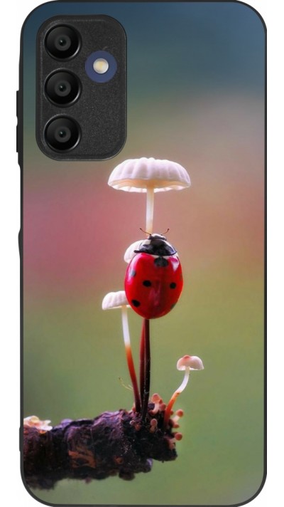 Coque Samsung Galaxy A15 - Silicone rigide noir Ladybird on a mushroom 2026