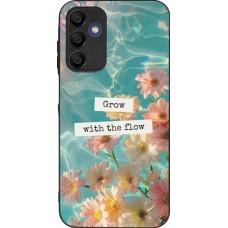 Coque Samsung Galaxy A15 - Silicone rigide noir Summer 2025 Grow with the flow
