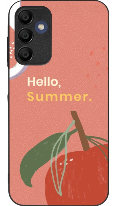 Coque Samsung Galaxy A15 - Silicone rigide noir Summer 2025 Hello summer
