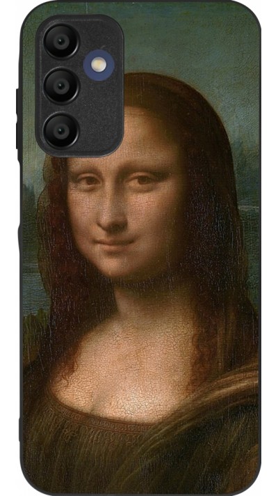 Samsung Galaxy A15 Case Hülle - Silikon schwarz Kunstbild - Mona Lisa - Leonardo de Vinci