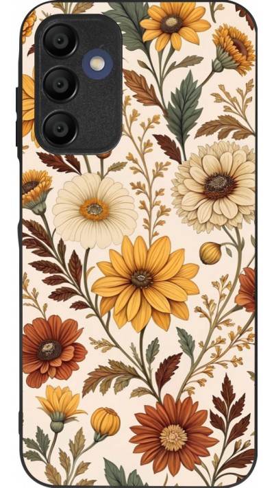 Coque Samsung Galaxy A16 - Silicone rigide noir Autumn 25 Flower pattern