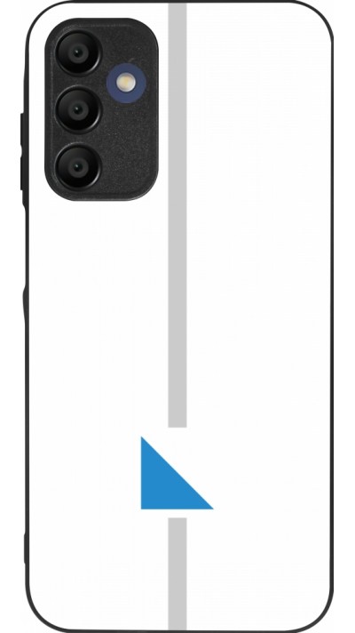 Coque Samsung Galaxy A16 - Silicone rigide noir Canton ZH blanc