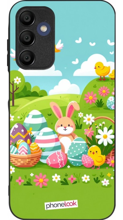Coque Samsung Galaxy A16 - Silicone rigide noir Easter 2025 Green