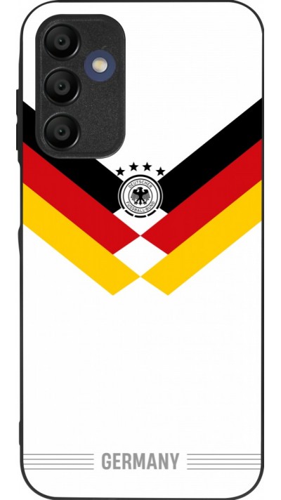 Coque Samsung Galaxy A16 - Silicone rigide noir Maillot de football Allemagne 2026 personnalisable
