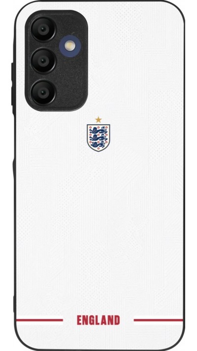 Coque Samsung Galaxy A16 - Silicone rigide noir Maillot de football Angleterre 2026 personnalisable