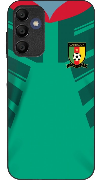 Coque Samsung Galaxy A16 - Silicone rigide noir Maillot de football Cameroun 2022 personnalisable