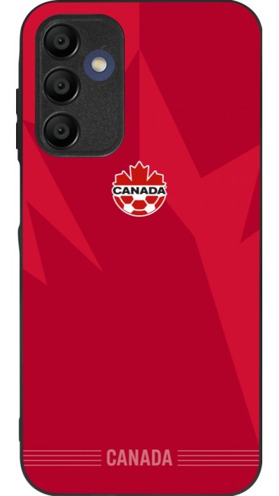 Coque Samsung Galaxy A16 - Silicone rigide noir Maillot de football Canada 2026 personnalisable