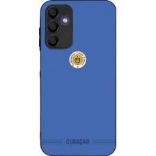 Coque Samsung Galaxy A16 - Silicone rigide noir Maillot de football Curaçao 2026 personnalisable
