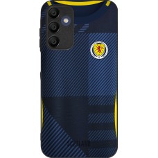 Coque Samsung Galaxy A16 - Silicone rigide noir Maillot de football Ecosse personnalisable