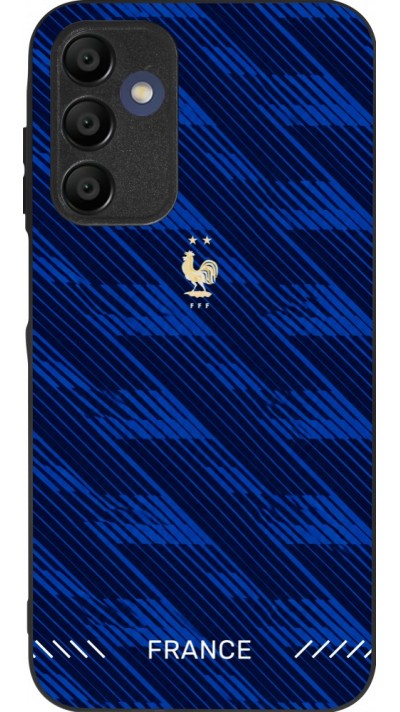 Coque Samsung Galaxy A16 - Silicone rigide noir Maillot de football France 2026 personnalisable