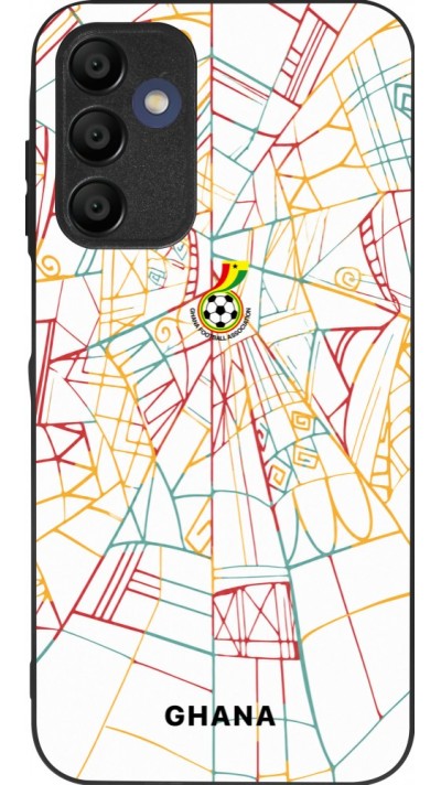 Coque Samsung Galaxy A16 - Silicone rigide noir Maillot de football Ghana 2026 personnalisable