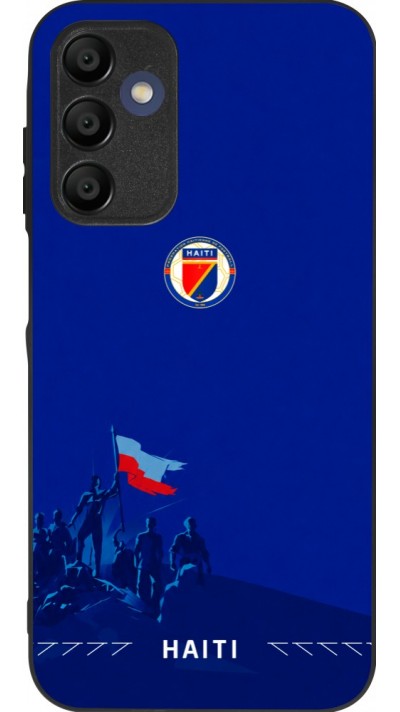 Coque Samsung Galaxy A16 - Silicone rigide noir Maillot de football Haiti 2026 personnalisable