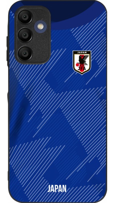 Coque Samsung Galaxy A16 - Silicone rigide noir Maillot de football Japon 2022 personnalisable