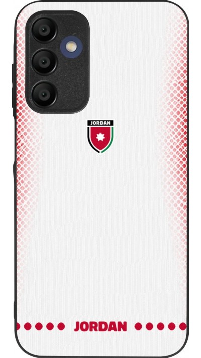 Coque Samsung Galaxy A16 - Silicone rigide noir Maillot de football Jordanie 2026 personnalisable