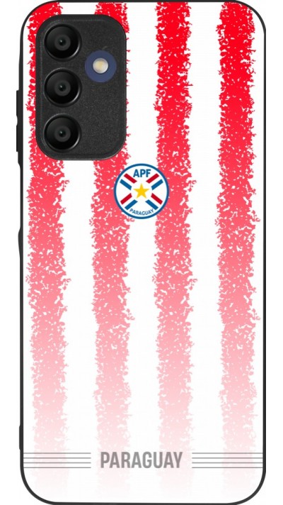 Coque Samsung Galaxy A16 - Silicone rigide noir Maillot de football Paraguay 2026 personnalisable